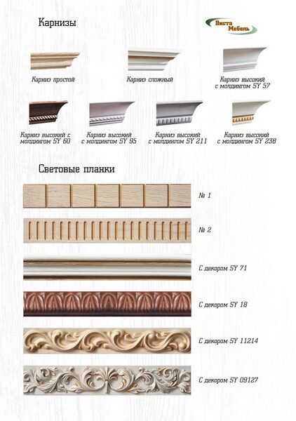 Карнизы, световые планки